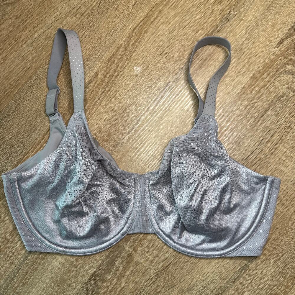 Wacoal Back Appeal UW Seamless Full Coverage Bra 855303 womens sky blue 34G